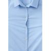 Lands’ End School Uniform Girls No Gape Short Sleeve Stretch Shirt(Light Sea Blue)