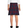 Lands’ End School Uniform Girls Plaid Box Pleat Skirt Top of The Knee(Classic Navy Large Plaid)