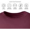 Lands’ End School Uniform Girls Short Sleeve Essential T-Shirt(Burgundy)