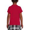 Lands’ End School Uniform Girls Short Sleeve Feminine Fit Interlock Polo Shirt(Red)