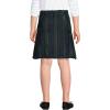 Lands’ End School Uniform Girls Slim Side Pleat Plaid Skort Above Knee(Classic Navy/Evergreen Plaid)