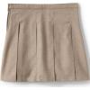 Lands’ End School Uniform Girls Solid Box Pleat Skirt Top of Knee(Khaki)
