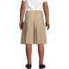 Lands’ End School Uniform Girls Solid Pleated Skirt Below The Knee(Khaki)