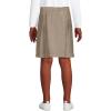 Lands’ End School Uniform Girls Solid Pleated Skort Top of Knee(Khaki)