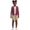 Lands’ End School Uniform Girls Stretch Chino Bermuda Shorts(Khaki)