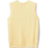 Lands’ End School Uniform Kids Cotton Modal Sweater Vest(Maize)