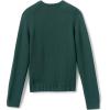 Lands’ End School Uniform Kids Cotton Modal V-Neck Sweater(Evergreen)