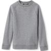 Lands’ End School Uniform Kids Crew Sweatshirt(Pewter Heather)