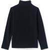 Lands’ End School Uniform Kids Lightweight Fleece Quarter Zip Pullover(Black)