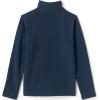 Lands’ End School Uniform Kids Lightweight Fleece Quarter Zip Pullover(Classic Navy)