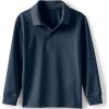 Lands’ End School Uniform Kids Long Sleeve Rapid Dry Polo Shirt(Classic Navy)