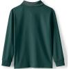 Lands’ End School Uniform Kids Long Sleeve Rapid Dry Polo Shirt(Evergreen)