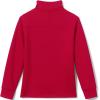 Lands’ End School Uniform Kids Quarter Zip Pullover(Red)