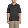 Lands’ End School Uniform Kids Short Sleeve Mesh Polo Shirt(Black)