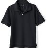 Lands’ End School Uniform Kids Short Sleeve Mesh Polo Shirt(Black)
