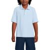 Lands’ End School Uniform Kids Short Sleeve Mesh Polo Shirt(Blue)
