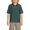 Lands’ End School Uniform Kids Short Sleeve Mesh Polo Shirt(Evergreen)
