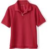 Lands’ End School Uniform Kids Short Sleeve Mesh Polo Shirt(Red)