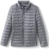 Lands’ End School Uniform Kids ThermoPlume Jacket(Arctic Gray)
