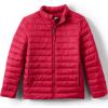Lands’ End School Uniform Kids ThermoPlume Jacket(Red)