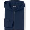 Lands’ End School Uniform Kids Zip Front Sweatshirt(Classic Navy)