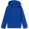 Lands’ End School Uniform Kids Zip Front Sweatshirt(Cobalt)