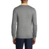 Lands’ End School Uniform Men’s Cotton Modal Button Front Cardigan Sweater(Pewter Heather)