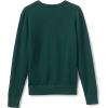 Lands’ End School Uniform Men’s Cotton Modal Fine Gauge V-Neck Sweater(Evergreen)