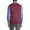 Lands’ End School Uniform Men’s Cotton Modal Sweater Vest(Burgundy)
