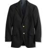 Lands’ End School Uniform Men’s Hopsack Blazer(Black)