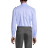 Lands’ End School Uniform Men’s Long Sleeve No Iron Pinpoint Dress Shirt(Blue)