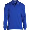Lands’ End School Uniform Men’s Long Sleeve Rapid Dry Polo Shirt(Cobalt)