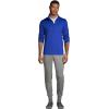 Lands’ End School Uniform Men’s Quarter Zip Pullover(Cobalt)