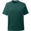 Lands’ End School Uniform Men’s Short Sleeve Active Tee(Evergreen)