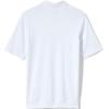 Lands’ End School Uniform Men’s Short Sleeve Banded Bottom Polo Shirt(White)