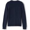 Lands’ End School Uniform Women’s Cotton Modal Button Front Cardigan Sweater(Classic Navy)