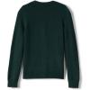 Lands’ End School Uniform Women’s Cotton Modal Button Front Cardigan Sweater(Evergreen)