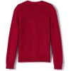 Lands’ End School Uniform Women’s Cotton Modal Button Front Cardigan Sweater(Red)