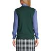 Lands’ End School Uniform Women’s Cotton Modal Fine Gauge Sweater Vest(Evergreen)