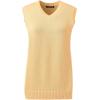 Lands’ End School Uniform Women’s Cotton Modal Sweater Vest(Maize)