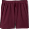 Lands’ End School Uniform Women’s Mesh Gym Shorts(Burgundy)