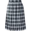 Lands’ End School Uniform Women’s Plaid Pleated Skirt Below The Knee(White Plaid)