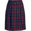 Lands’ End School Uniform Women’s Plaid Skort Top of Knee(Classic Navy Large Plaid)