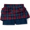 Lands’ End School Uniform Women’s Plaid Skort Top of Knee(Classic Navy Large Plaid)