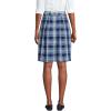 Lands’ End School Uniform Women’s Plaid Skort Top of Knee(Clear Blue Plaid)