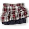 Lands’ End School Uniform Women’s Plaid Skort Top of Knee(Garnet/Khaki Plaid)