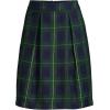 Lands’ End School Uniform Women’s Plaid Skort Top of Knee(Hunter/Classic Navy Plaid)
