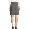 Lands’ End School Uniform Women’s Ponte Button Front Skort(Charcoal Heather)