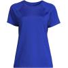 Lands’ End School Uniform Women’s Short Sleeve Active Tee(Cobalt)