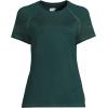 Lands’ End School Uniform Women’s Short Sleeve Active Tee(Evergreen)